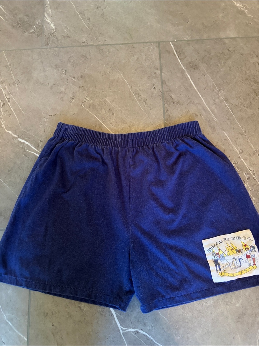 Soft Cotton Navy Shorts